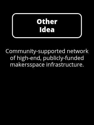 Other: Publicly funded makerspace