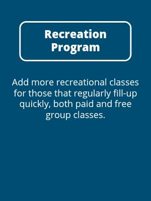 Recreation Program: More options for popular classes