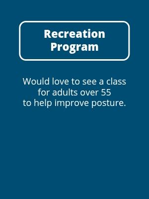Recreation Program Classes for Adults