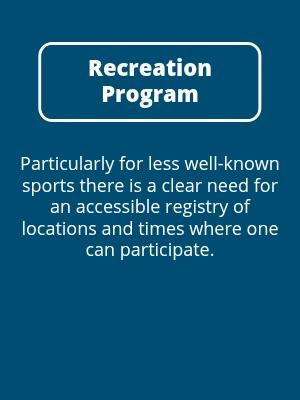 Recreation Program Times and Locations