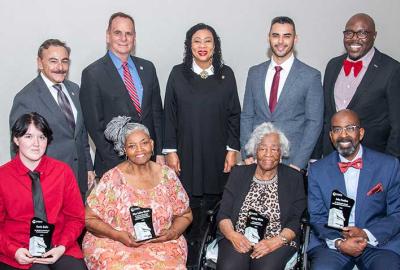 Dr MLK Jr Award Winners and Mayor & Council