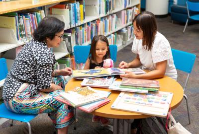 three generations read books