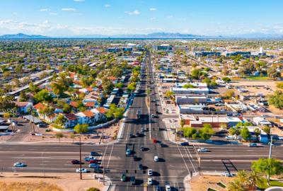 Downtown Chandler South aerial view
