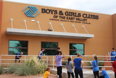 Exterior shot of the Boys & Girls Club - Chandler Compadres Branch
