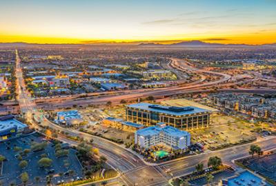 View of Chandler's Price Corridor