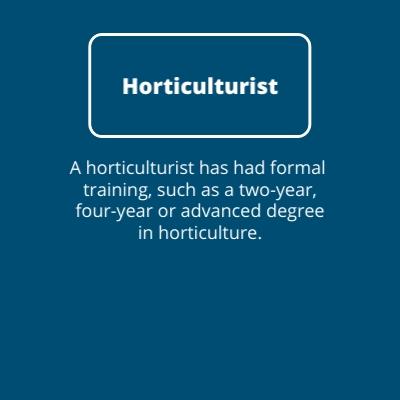 Horticulturist Description