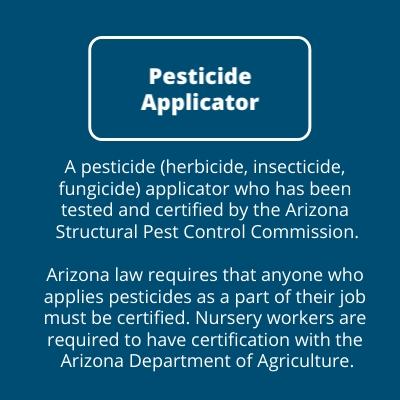 Pesticide Applicator Description