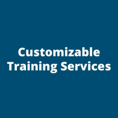 Customizable Training Services  