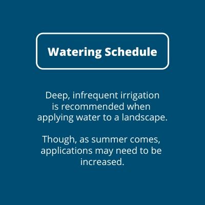 Water Schedule Description