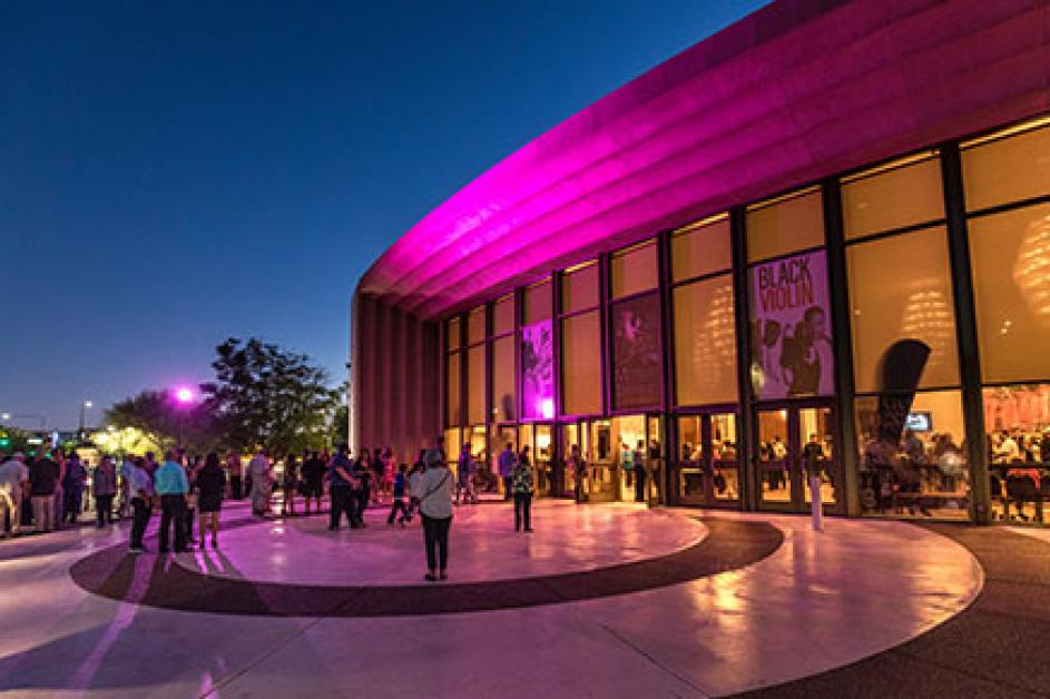 Chandler Center for the Arts at Dusk