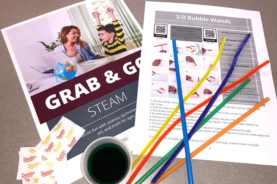 STEAM Grab and Go Bubble Wand Activity Kit