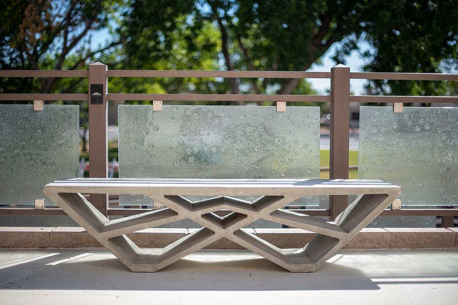 Regional Artist Designs ‘Chandler Bench’ for Center for the Arts 