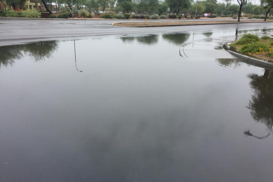 Flooded Intersection in Chandler