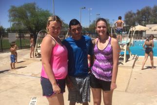 Camp Challenge Pool Day Friends