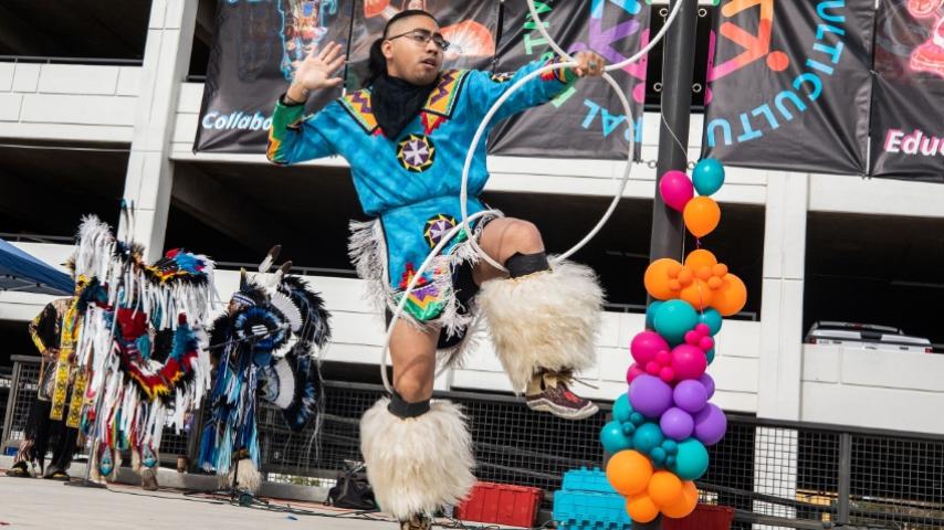 Native American Hoop Dancer
