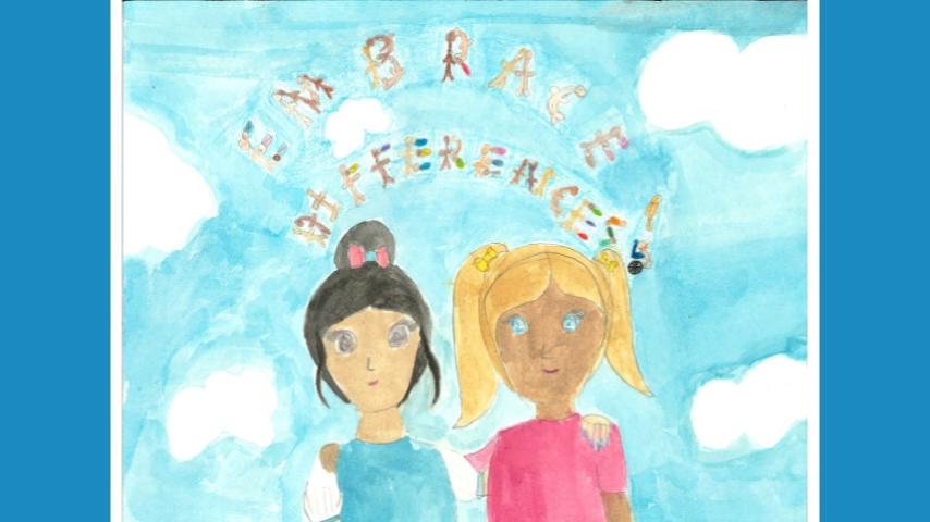 Rachael P. 3rd Place: K - 3rd Grade Embrace Differences As You Would a Friend
