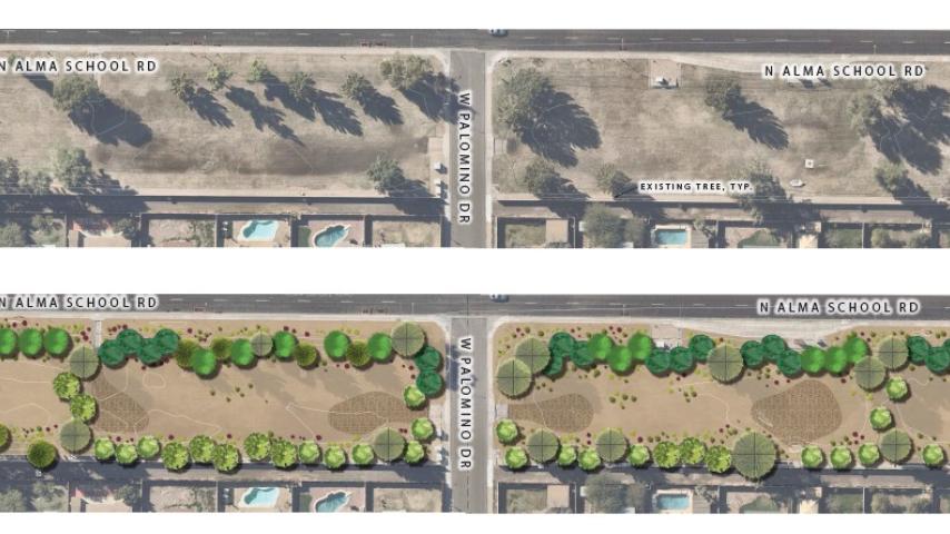 Site #108: Alma School Road & Palomino Drive