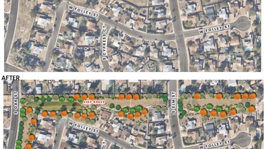 Site #416B: Oak Street and Folley Street