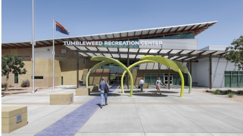 tumbleweed recreation center entrance