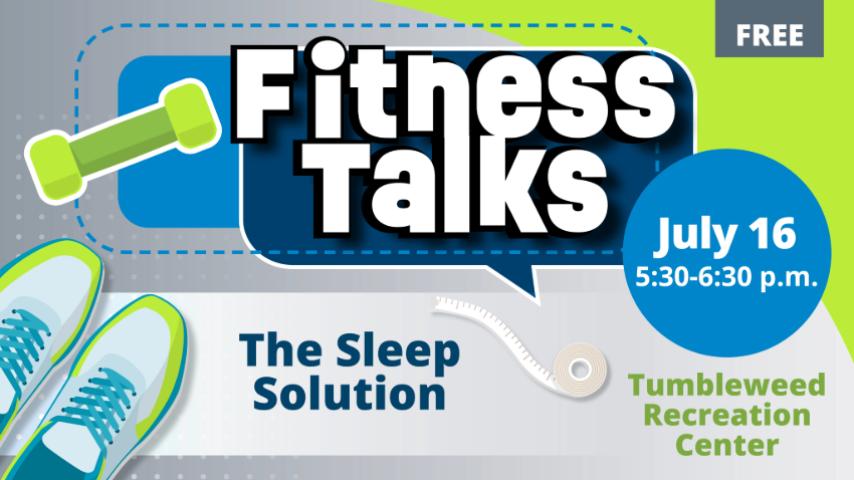 fitness talks about the importance of sleep