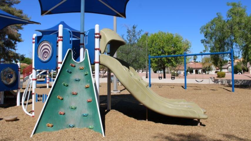 Amberwood Park Playground Triple Slide