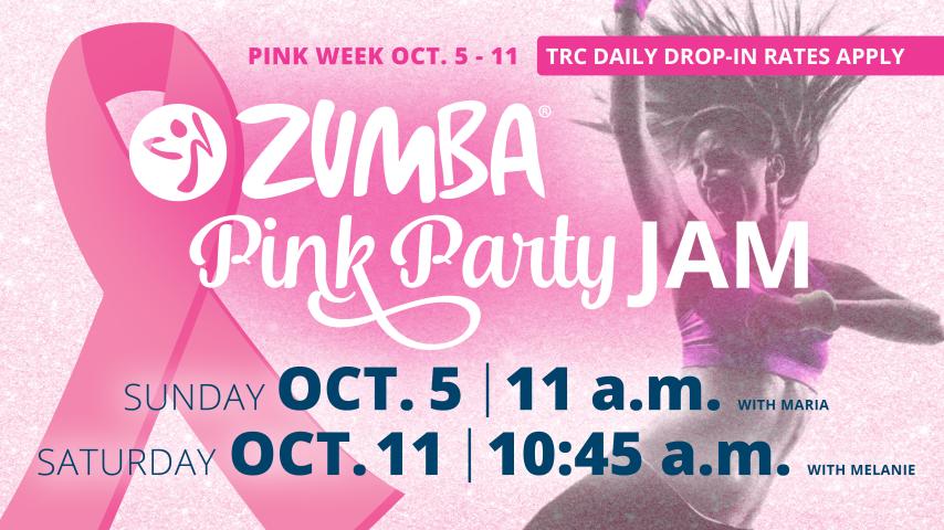 Zumba Pink Party Oct 5 and 11
