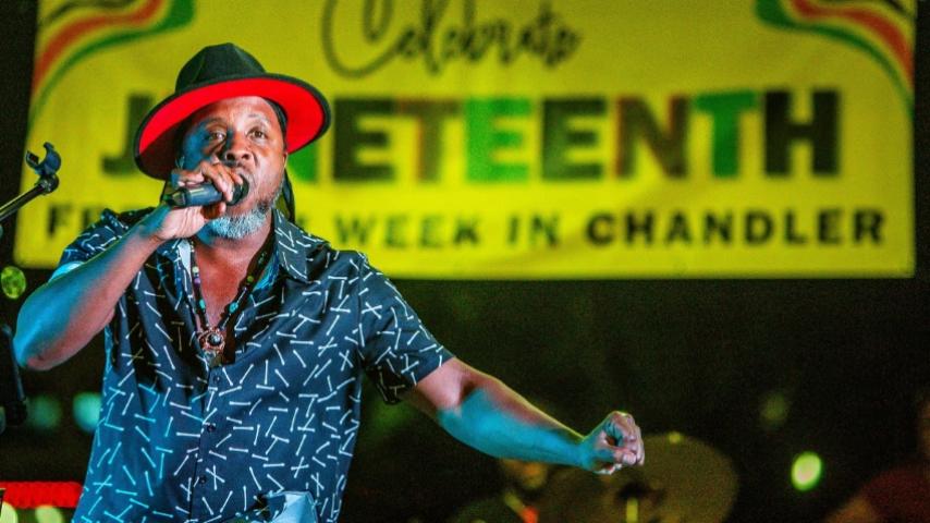 Performer at Juneteenth