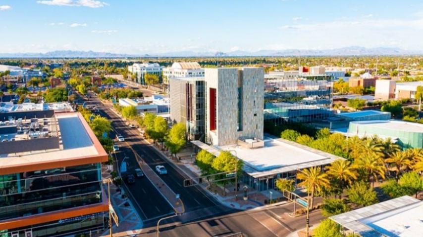 Aerial of Chandler City Hall