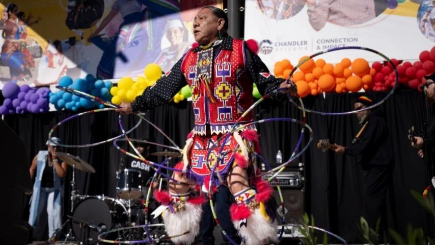 Native American Hoop Dancer