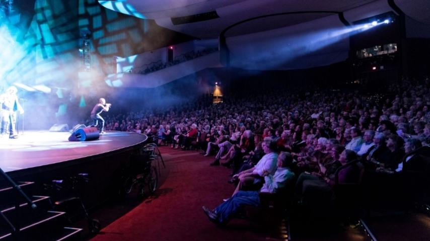 Performance inside the Chandler Center for the Arts