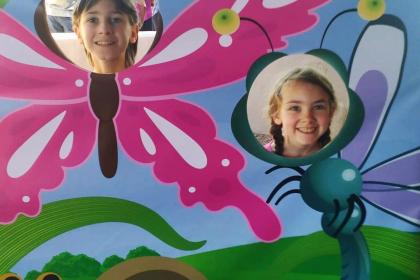 dragonfly and butterfuly bash photo booth