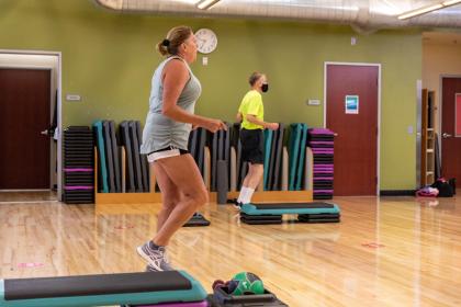 senior exercise class