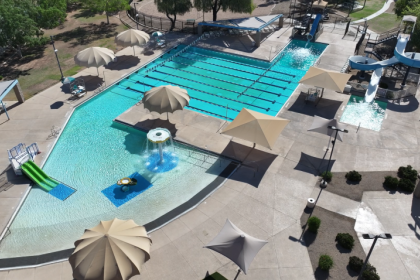Desert Oasis Aquatic Center aerial