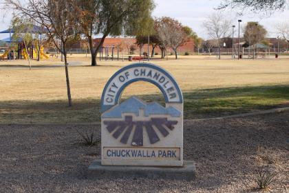 Chuckwalla Park sign