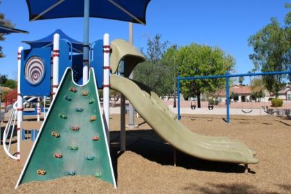 Amberwood Park Playground Triple Slide