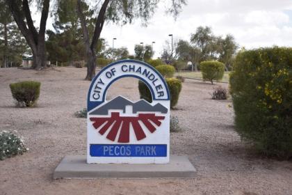 Pecos Ranch Park Sign