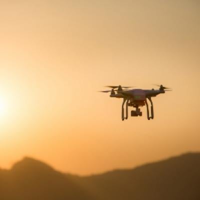 Drone in Flight