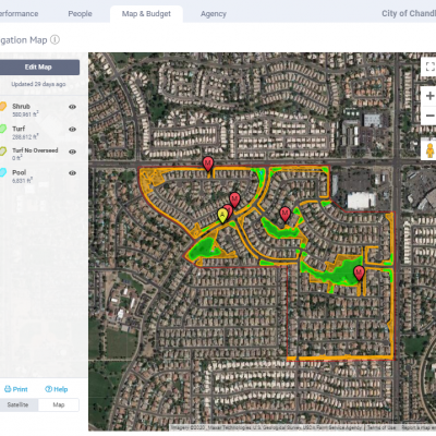 Sample Irrigation Map Sample Irrigation Map
