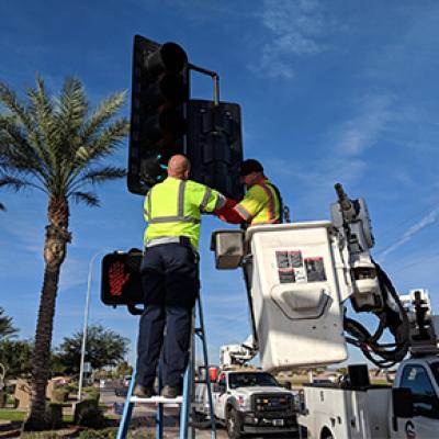 City of Chandler Bucket Truck