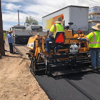 Paver Truck