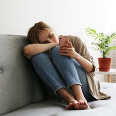 Young Woman on the Phone