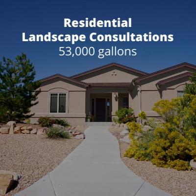 Residential Landscape Consultations – 53,000 Gallons