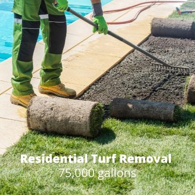Residential Turf Removal Rebates - 75,000 gallons