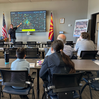 chandler airport tour learning about flight patterns