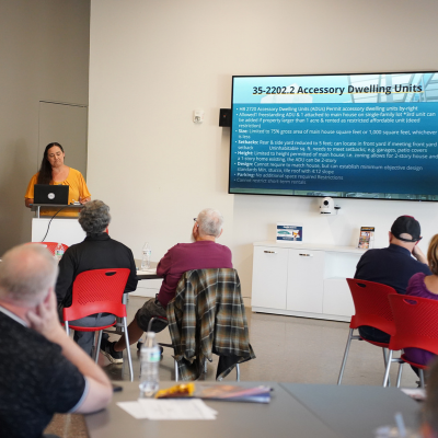Jayme with the Code Enforcement Team presented during Code Enforcement Resident Academy