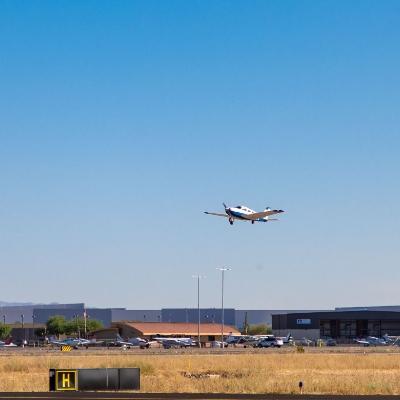 Plane taking off