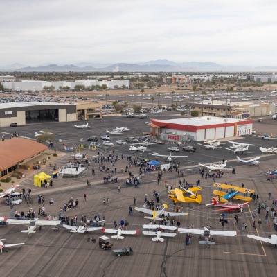 Aerial view of Airport Day