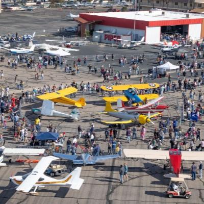 Aerial view of Airport Day