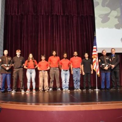 Military Bound Ceremony Marine Corps
