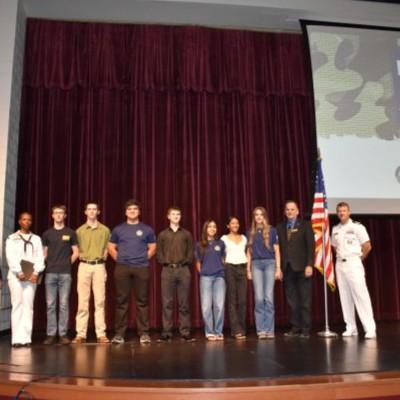 Military Bound Ceremony Navy